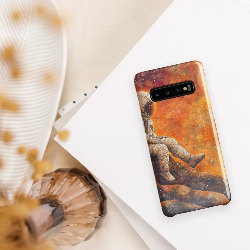 A Cosmic Solitude | Phone Case |  S10 | Snap Case | Glossy