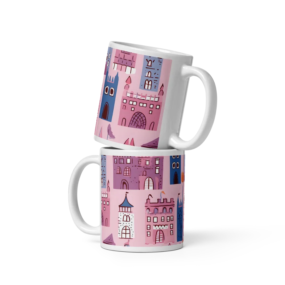 Whimsical Castles: A Playful Tapestry | Mugs | Multiple Sizes & Colors