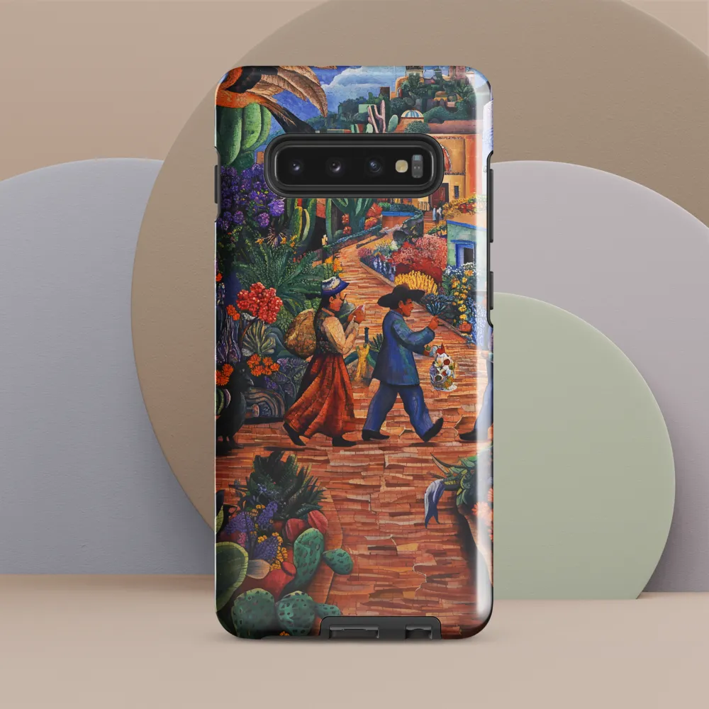 A Mosaic Journey Through Colorful Landscapes