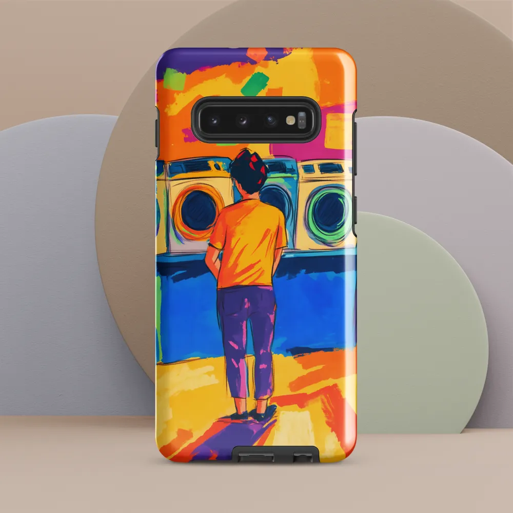 Laundry Day: A Vivid Contemplation | Phone Case |  S10 Plus | Tough Case | Glossy