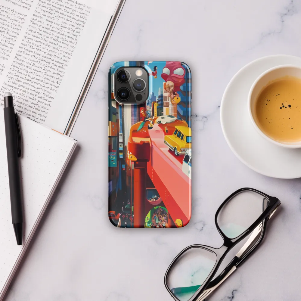 Urban Whimsy: A Colorful Cityscape