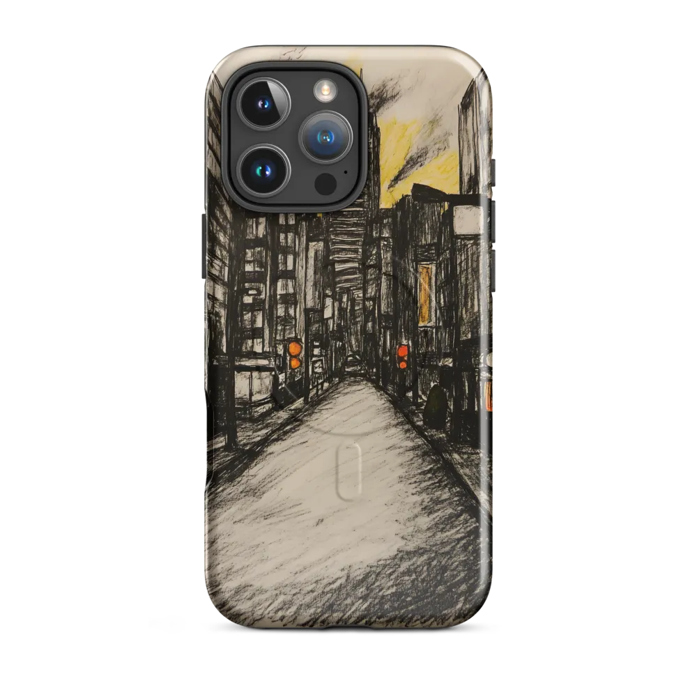 Cityscape of Solitude | Phone Case |  16 Pro Max | MagSafe® Tough Case | Glossy