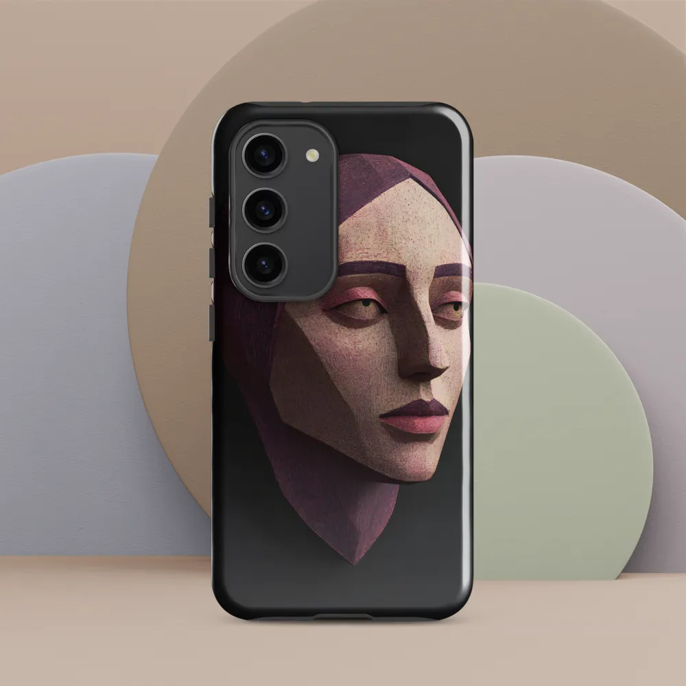 Geometric Elegance: A Contemporary Portrait