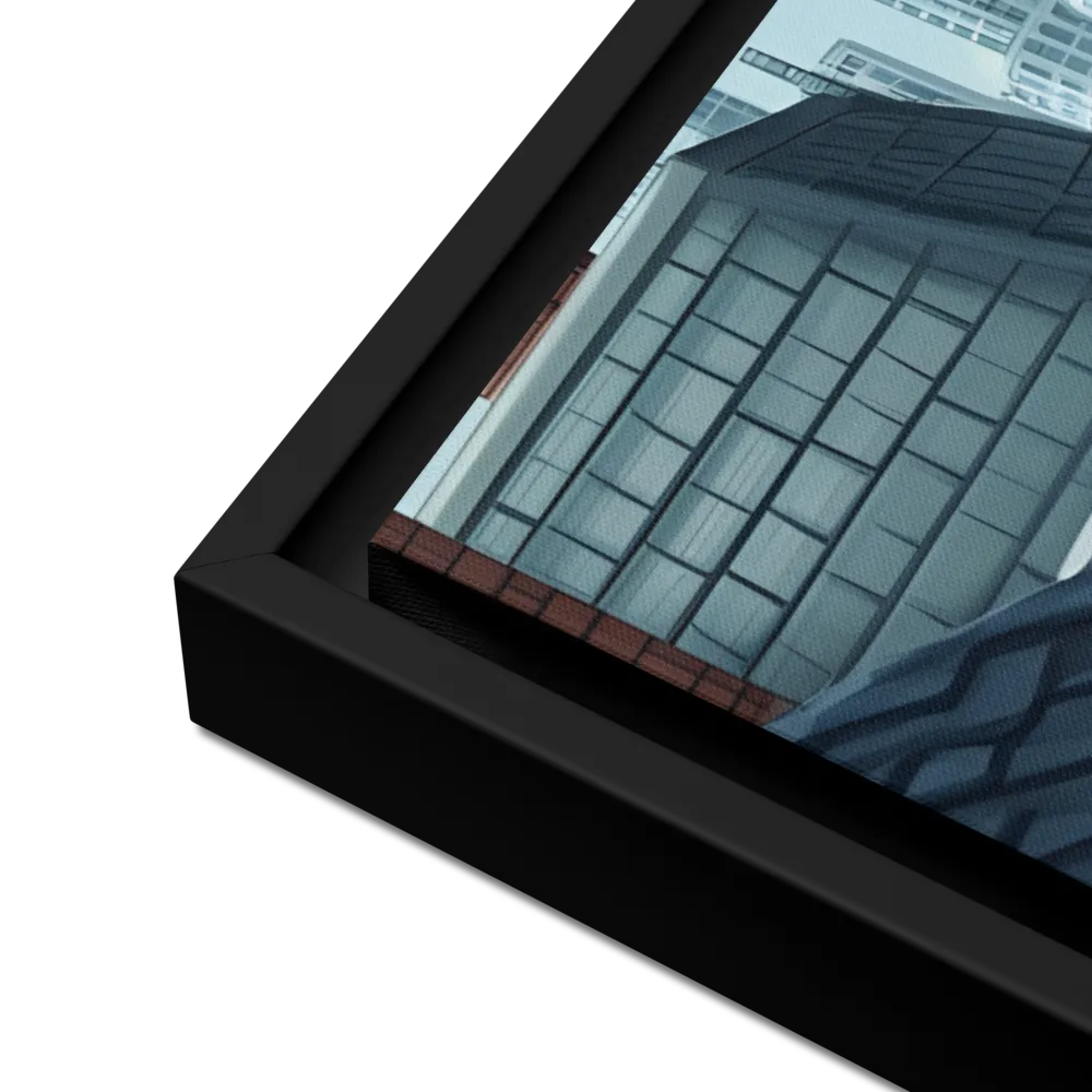 Urban Symphony | Canvas with Black Frame | 24″×36″