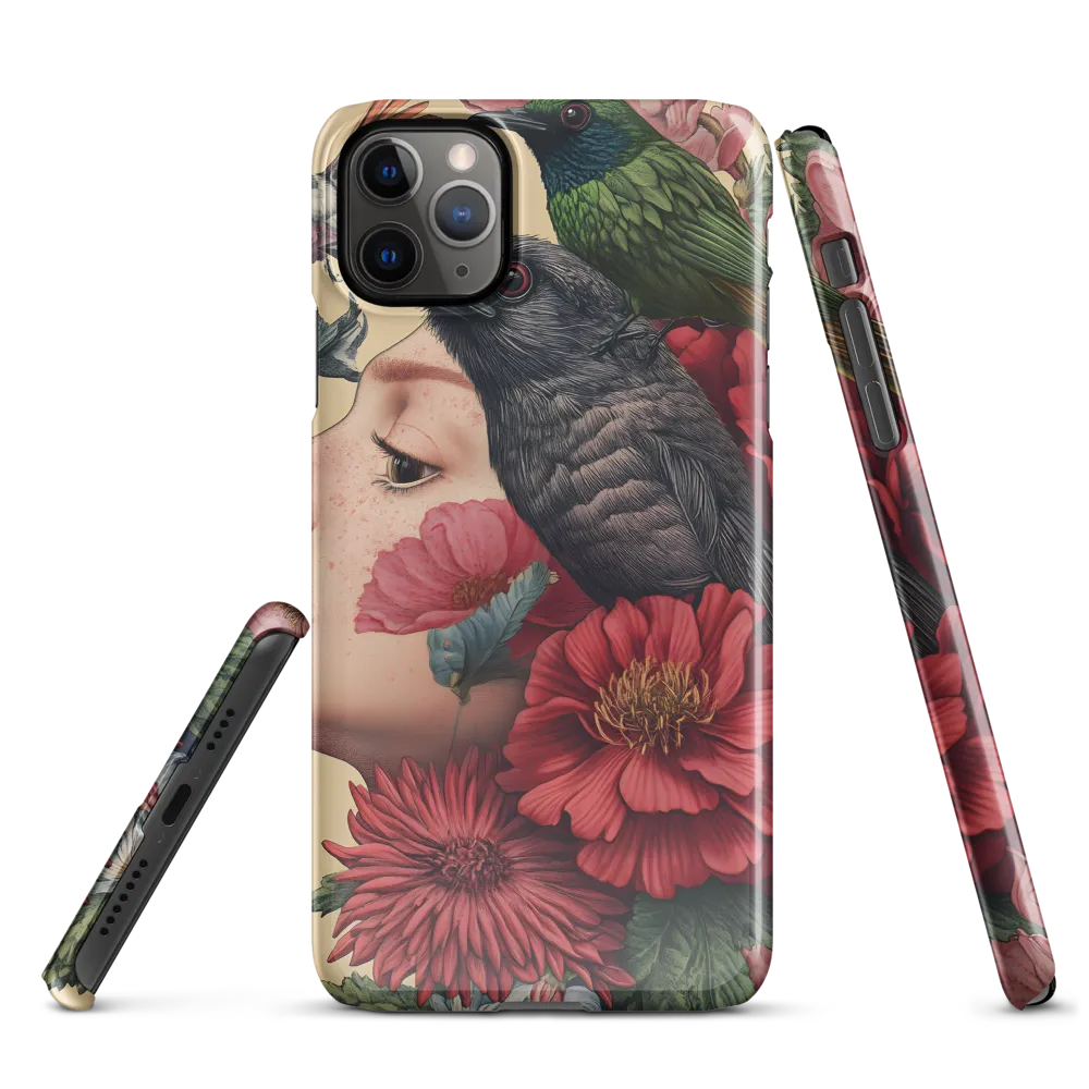 Harmony in Nature: The Floral Muse | Phone Case |  11 Pro Max | Snap Case | Glossy