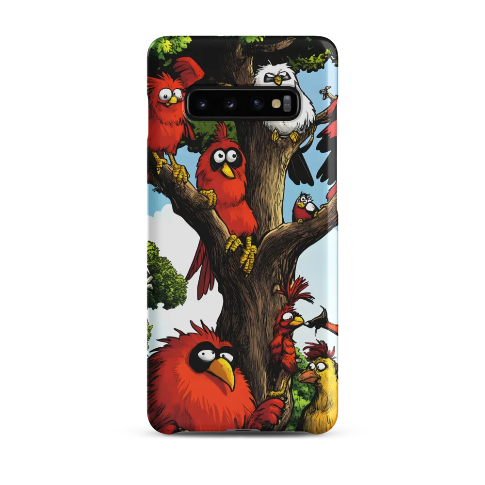 Whimsical Avian Gathering
