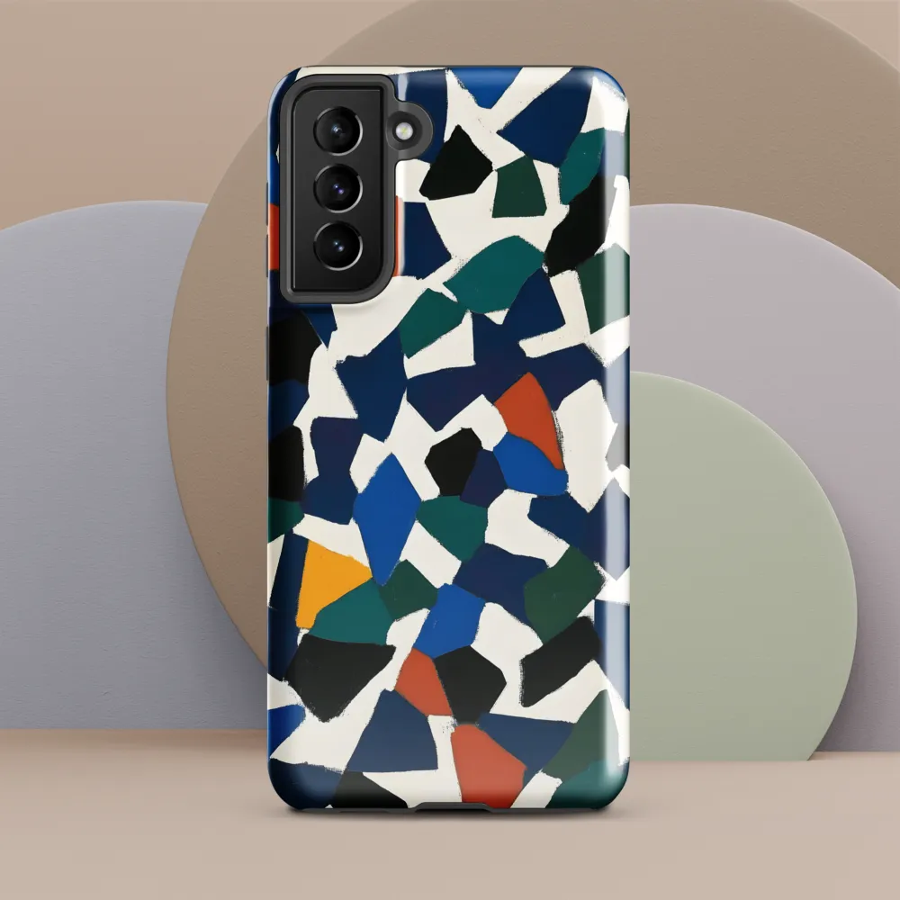 Blue Mosaic Fragments