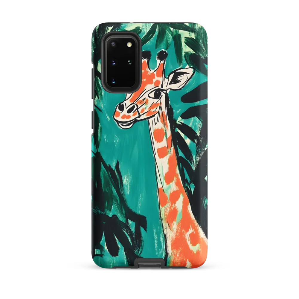 Curious Giraffe in Lush Greenery | Phone Case |  S20 Plus | Tough Case | Matte