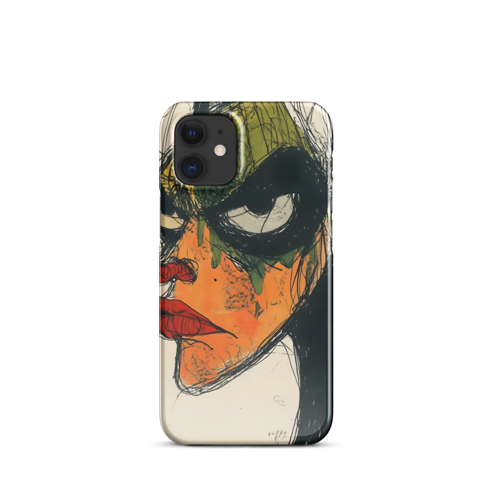 Defiant Visage | Phone Case |  12 Mini | Snap Case | Glossy