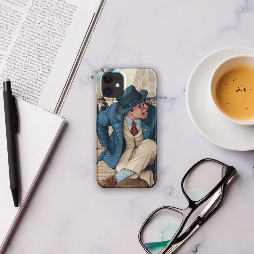 Caught in Tension | Phone Case |  12 Mini | Snap Case | Matte