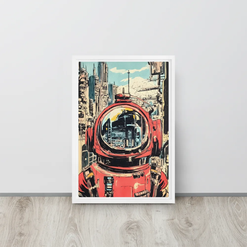 Reflections of Tomorrow | Canvas with White Frame | 12″×18″
