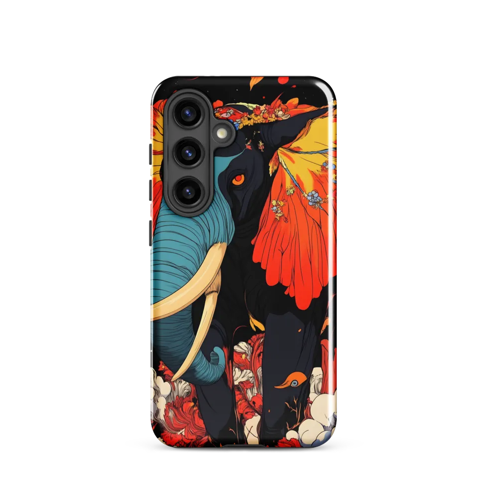 Majesty of the Floral Elephant | Phone Case |  S24 | Tough Case | Glossy