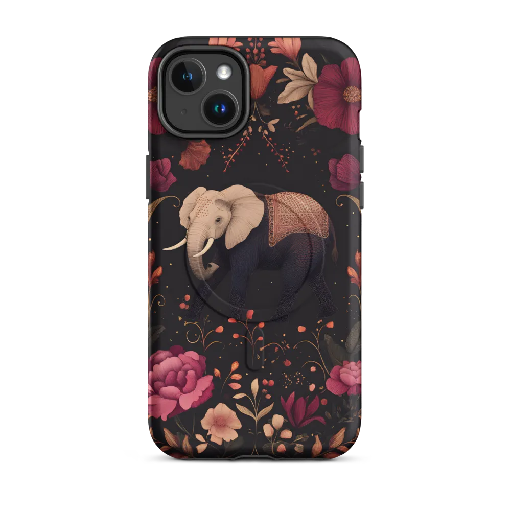 Whispers of the Wild: Elephants and Blooms