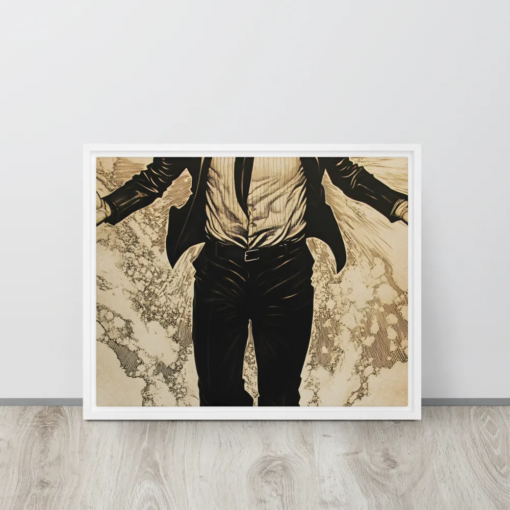 Ascendancy of the Spirit | Canvas with White Frame | 16″×20″