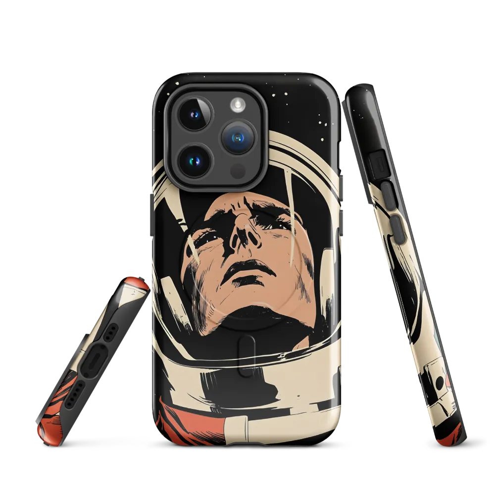 Gaze of the Astronaut | Phone Case |  14 Pro | MagSafe® Tough Case | Glossy