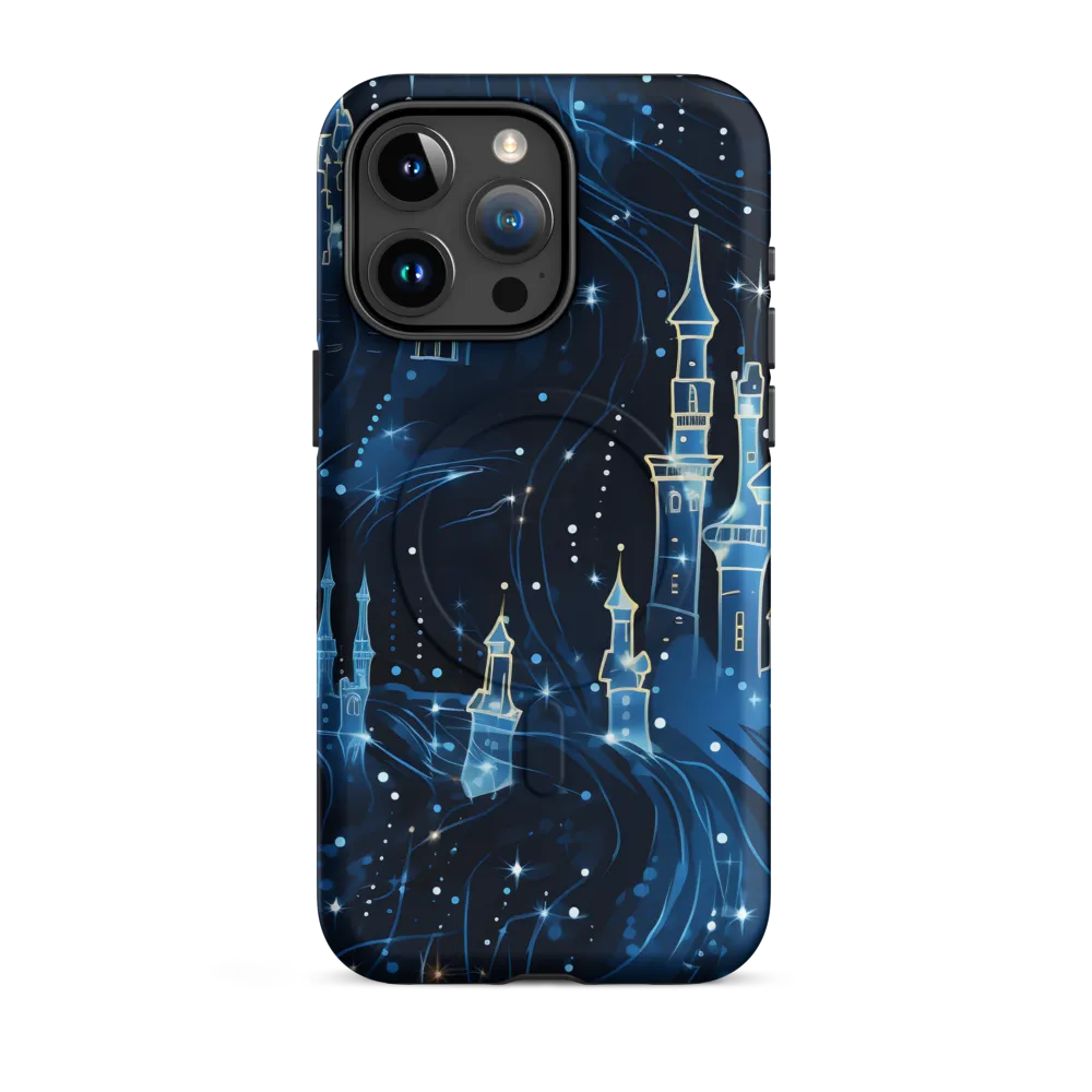 Dreamy Castles in a Starry Sky | Phone Case |  15 Pro Max | MagSafe® Tough Case | Matte