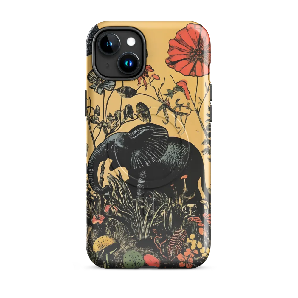 Floral Majesty: The Elephant's Sanctuary
