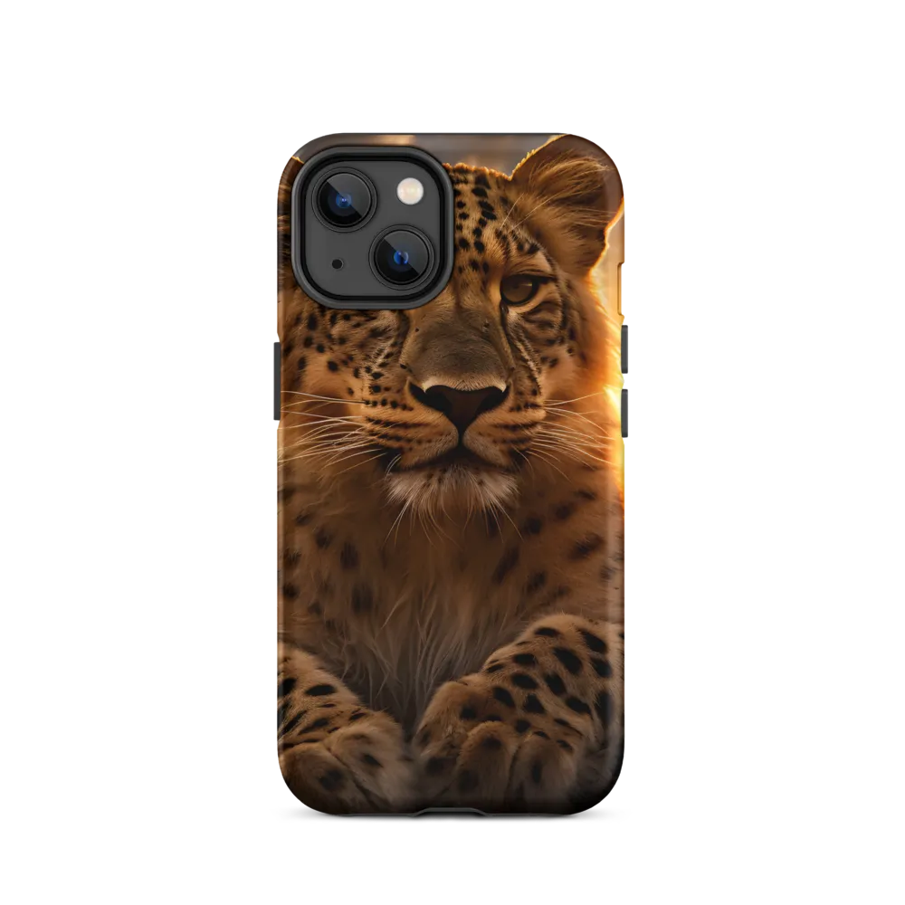 Regal Presence: The Leopard at Sunset