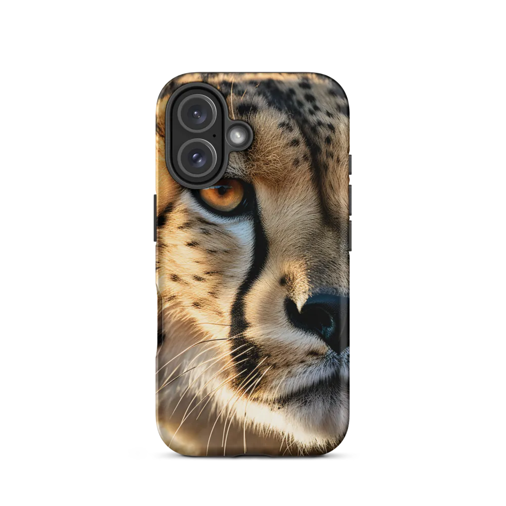 The Intense Gaze of the Cheetah | Phone Case