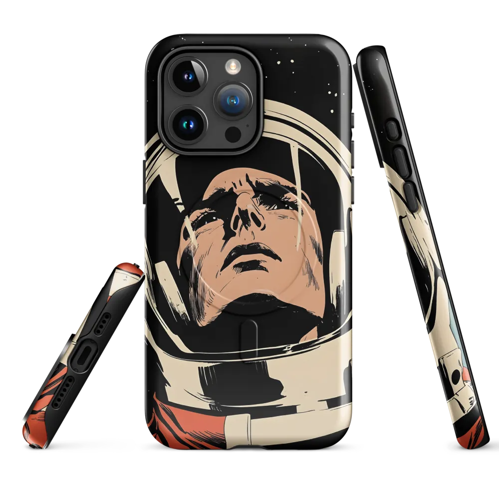 Gaze of the Astronaut | Phone Case |  15 Pro Max | MagSafe® Tough Case | Glossy