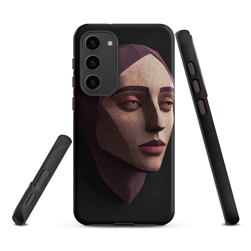 Geometric Elegance: A Contemporary Portrait