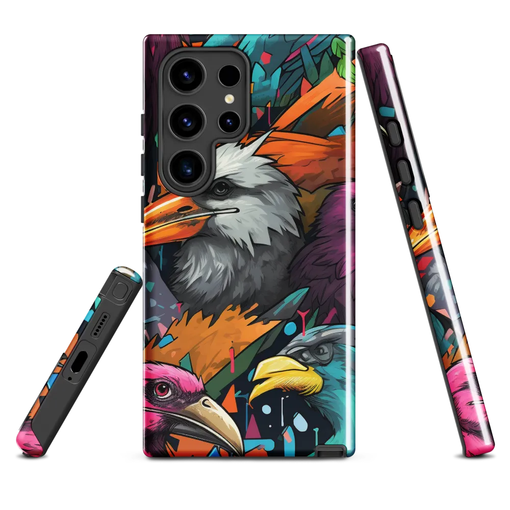 Avian Vortex: A Celebration of Color and Form