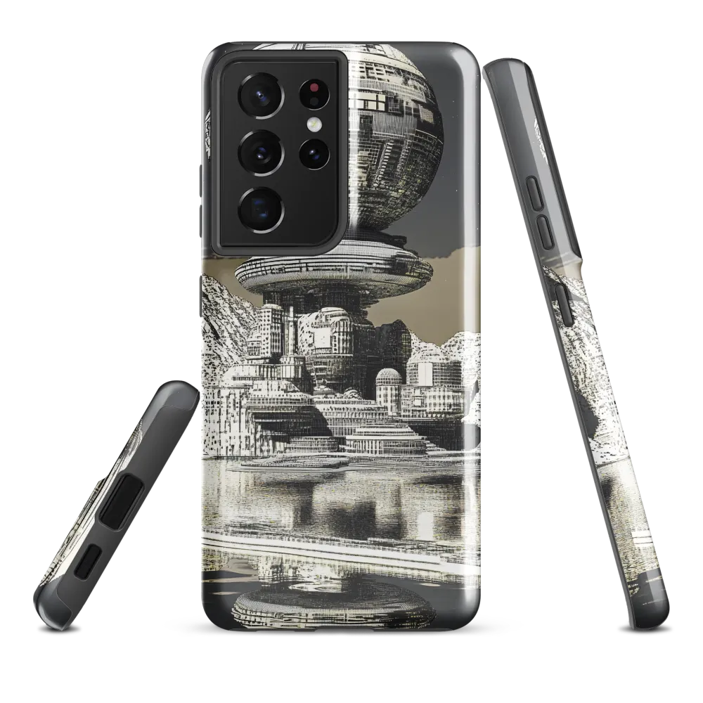 Reflections of a Futuristic Dreamscape | Phone Case |  S21 Ultra | Tough Case | Glossy