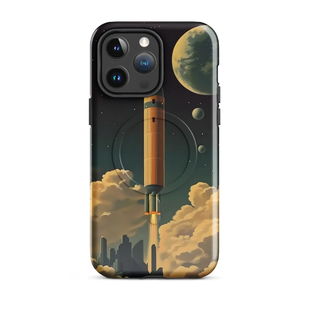 Journey Through the Cosmic Frontier | Phone Case |  14 Pro Max | MagSafe® Tough Case | Glossy