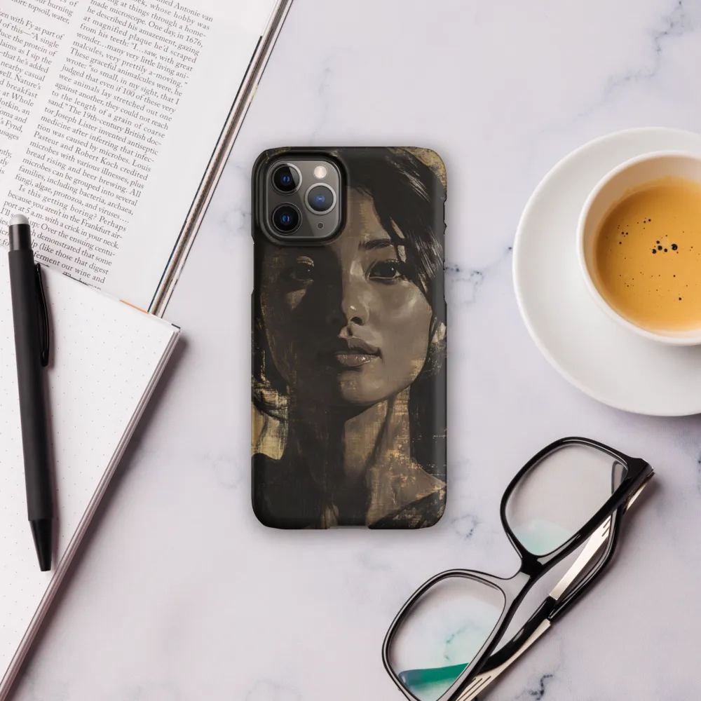 Golden Gaze: A Contemporary Portrait