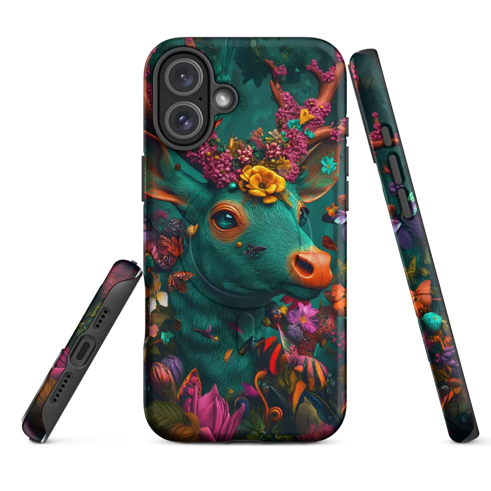 Whimsical Blossoms of the Enchanted Forest | Phone Case |  16 Plus | MagSafe® Tough Case | Matte