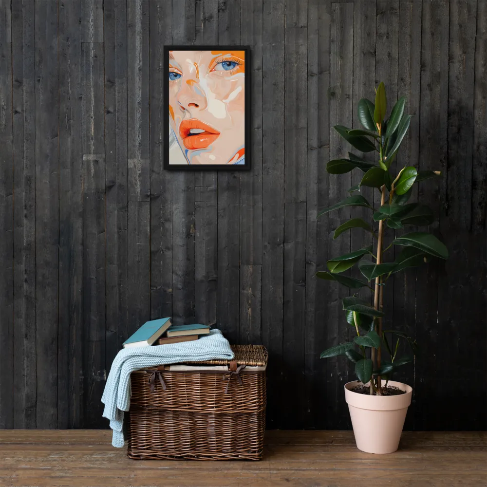 Ethereal Expressions | Canvas with Black Frame | 12″×18″