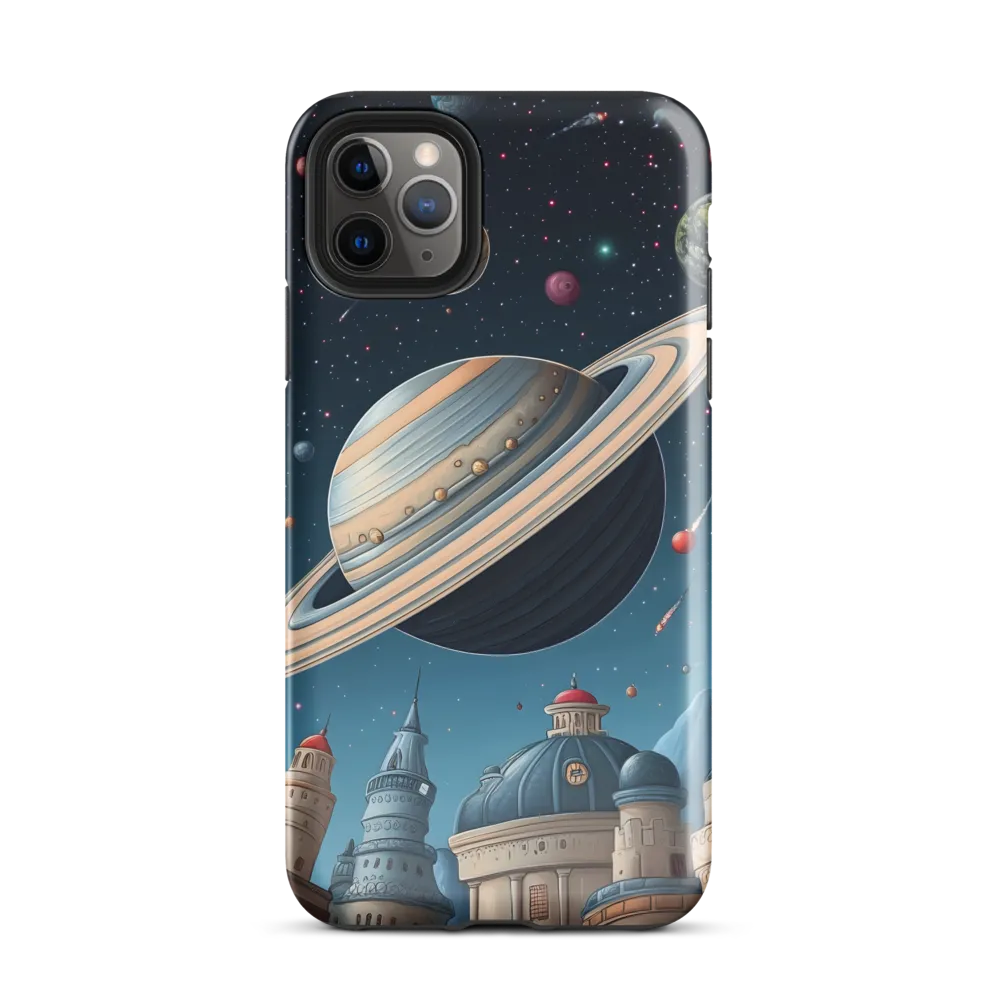 Celestial Cityscape: Wonders of the Cosmos | Phone Case |  11 Pro Max | Tough Case | Glossy