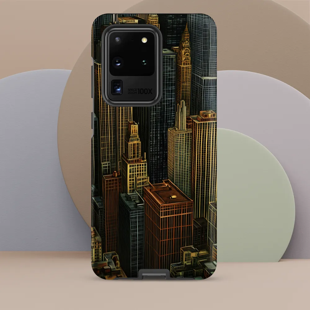 Urban Elegance: A Golden Cityscape