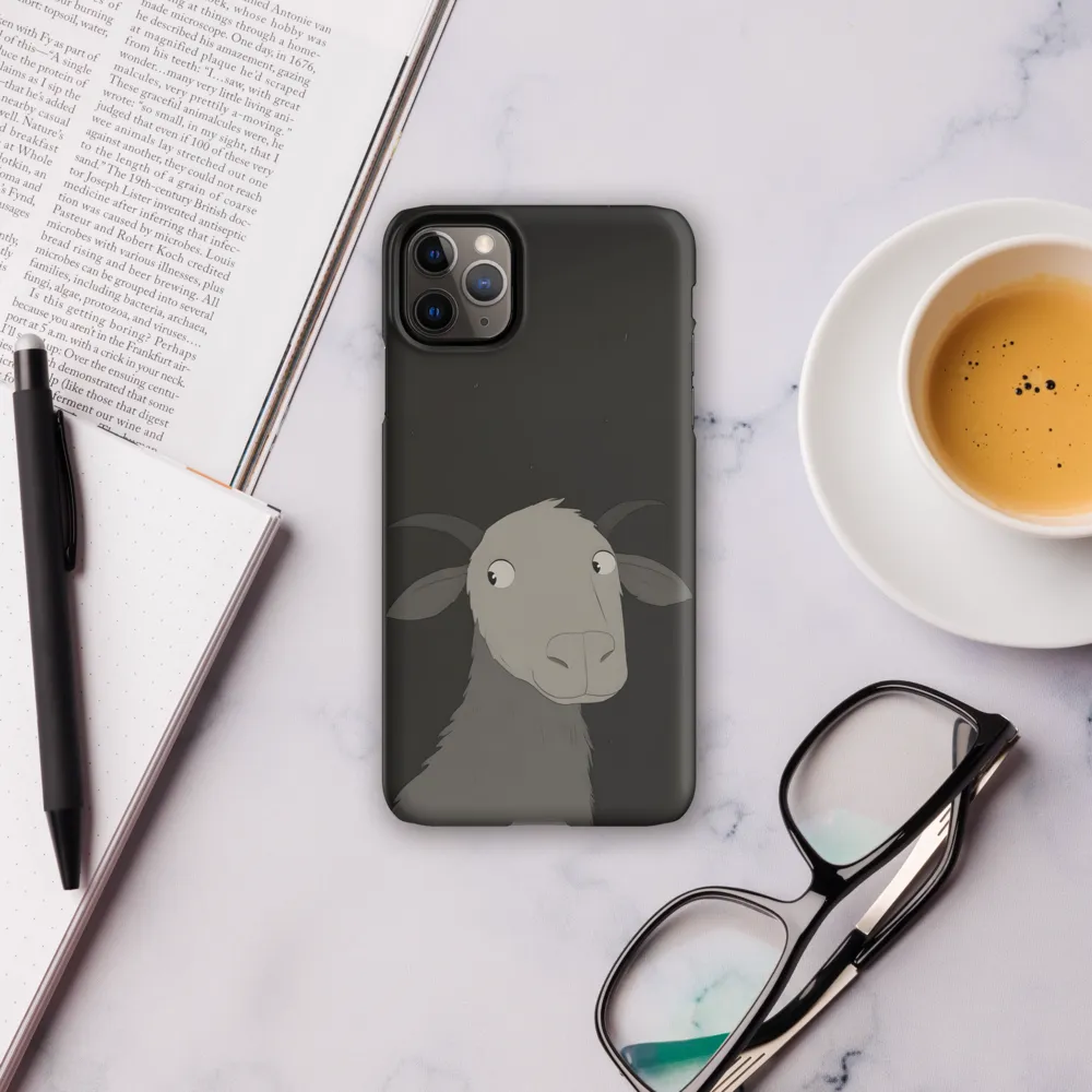 Whimsical Goat in Darkness