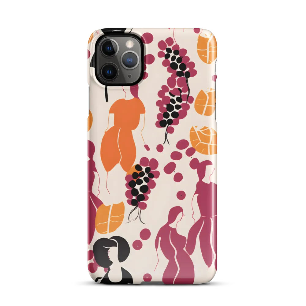 Fashion and Flora: An Abstract Dance | Phone Case |  11 Pro Max | Snap Case | Glossy