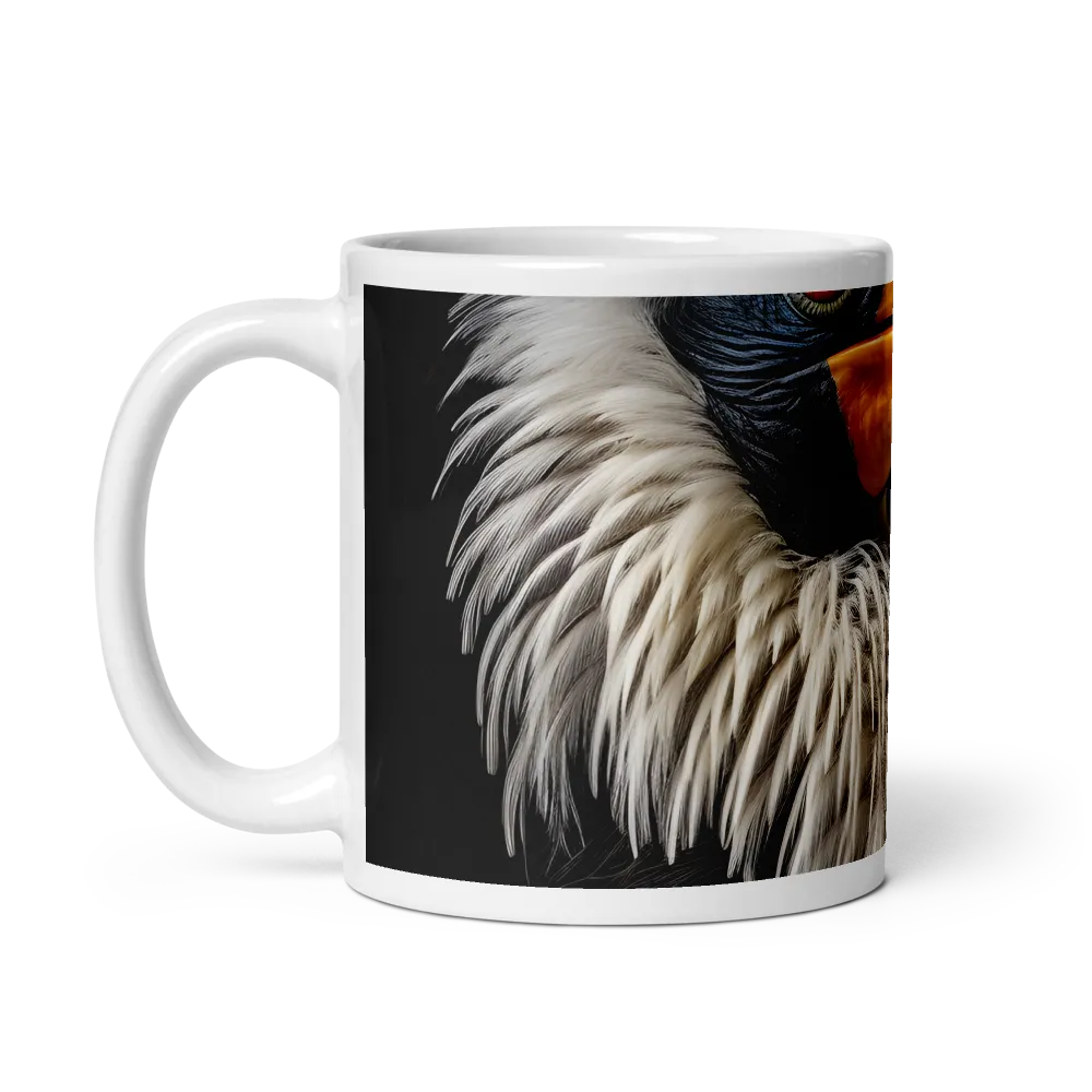 Majestic Hornbill Portrait | Mug with White inside | 11 oz