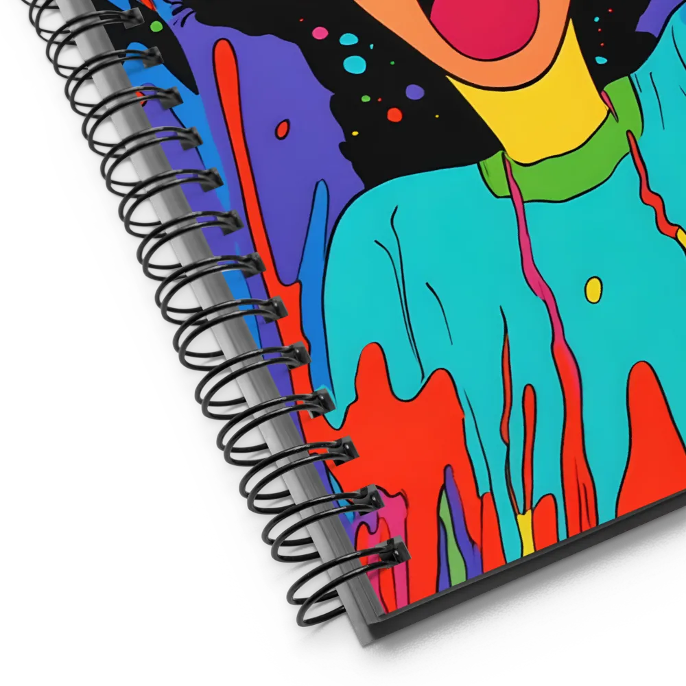 Eruption of Emotion | Spiral Notebook