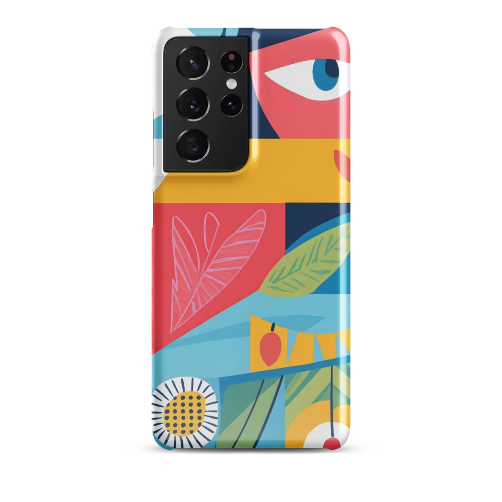 Vibrant Geometric Visage