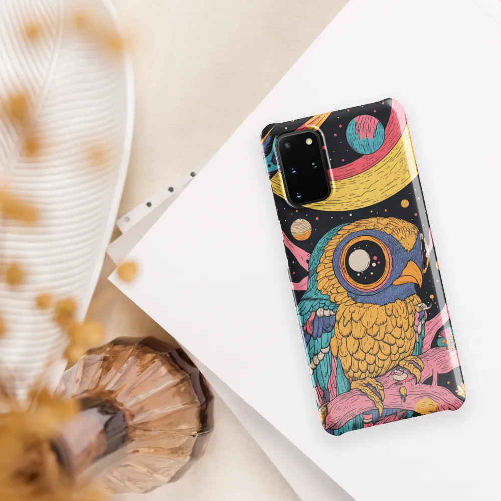 Whimsical Cosmic Owl | Phone Case |  S20 Plus | Snap Case | Glossy