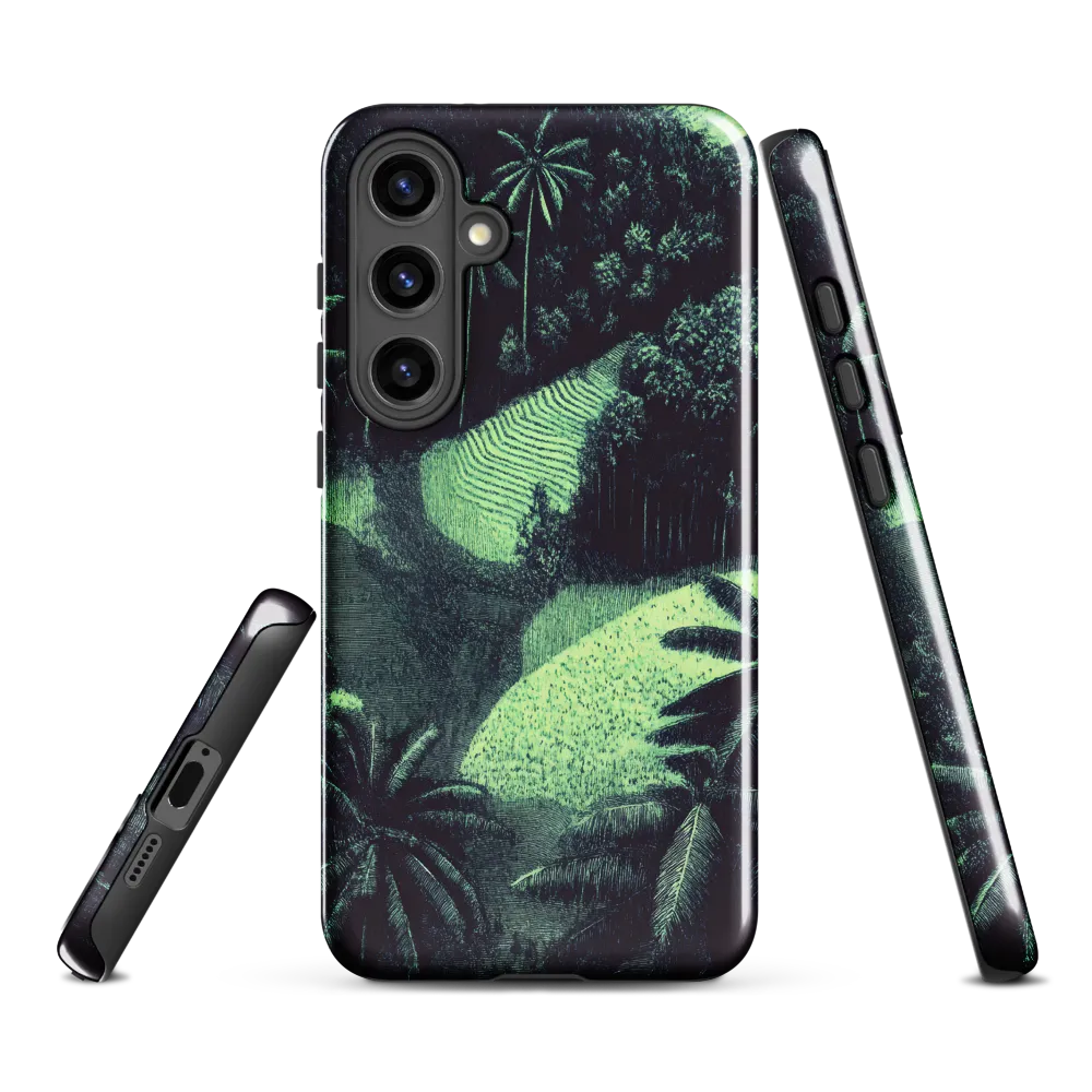 Harmony in Green: A Surreal Landscape