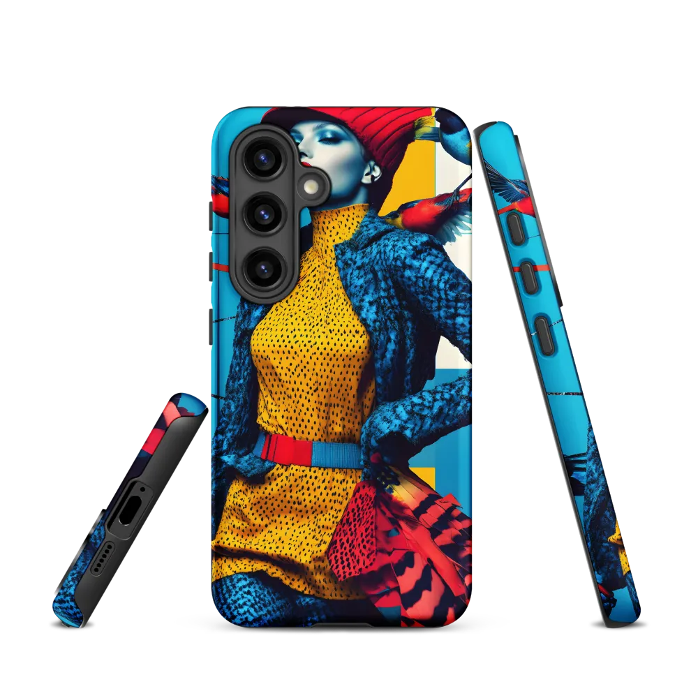 Vibrant Fusion of Nature and Fashion