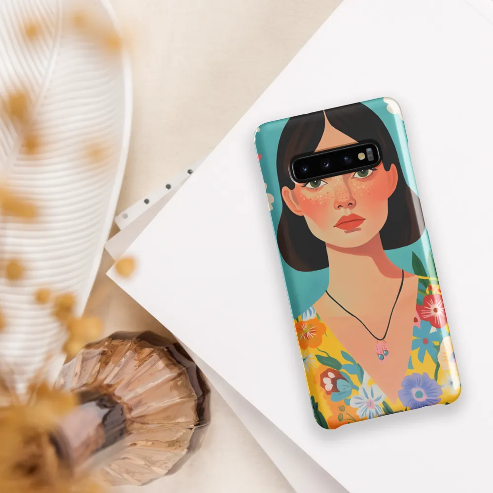 Embracing Nature: A Portrait of Serenity | Phone Case |  S10 Plus | Snap Case | Glossy