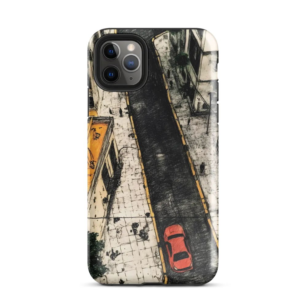 Urban Harmony: Aerial Street View | Phone Case |  11 Pro Max | Tough Case | Glossy