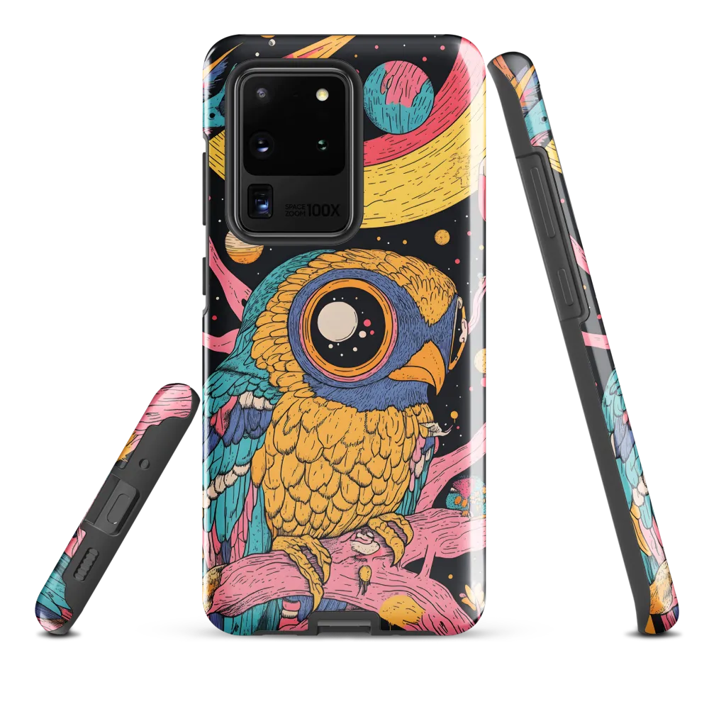 Whimsical Cosmic Owl