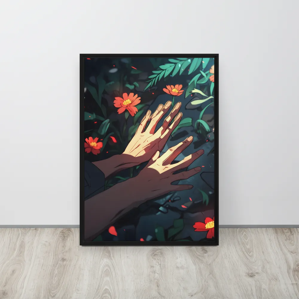 Whispers of Nature | Canvas with Black Frame | 20″×28″