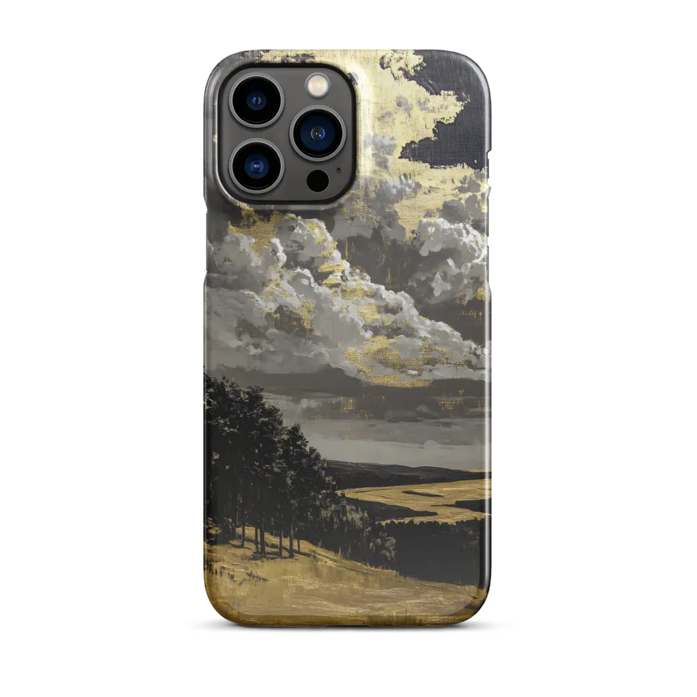 Golden Serenity in a Dramatic Sky | Phone Case |  13 Pro Max | Snap Case | Glossy
