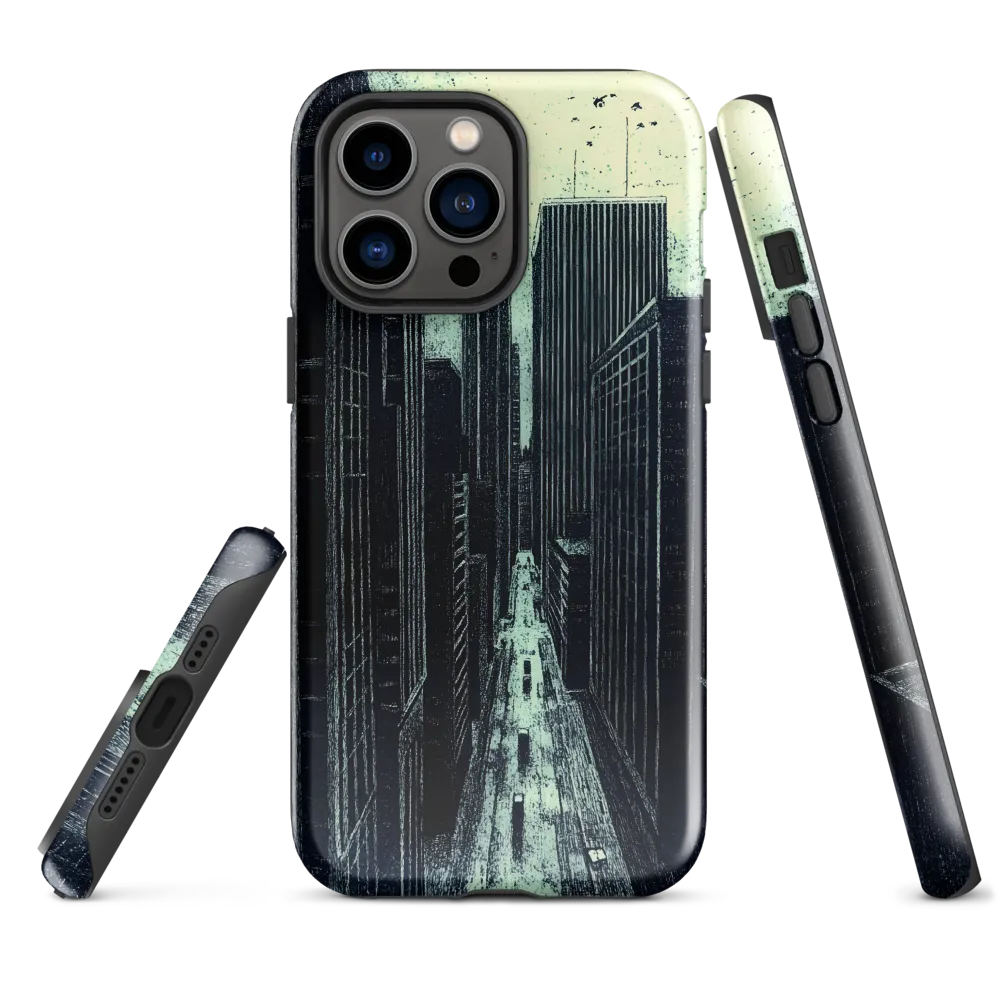 Whispers of Solitude in the Urban Jungle | Phone Case |  14 Pro Max | Tough Case | Glossy