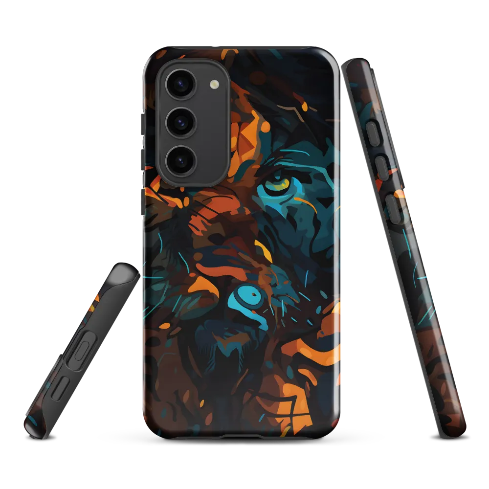 Tropical Enigma: A Wildlife Quartet | Phone Case |  S23 Plus | Tough Case | Glossy