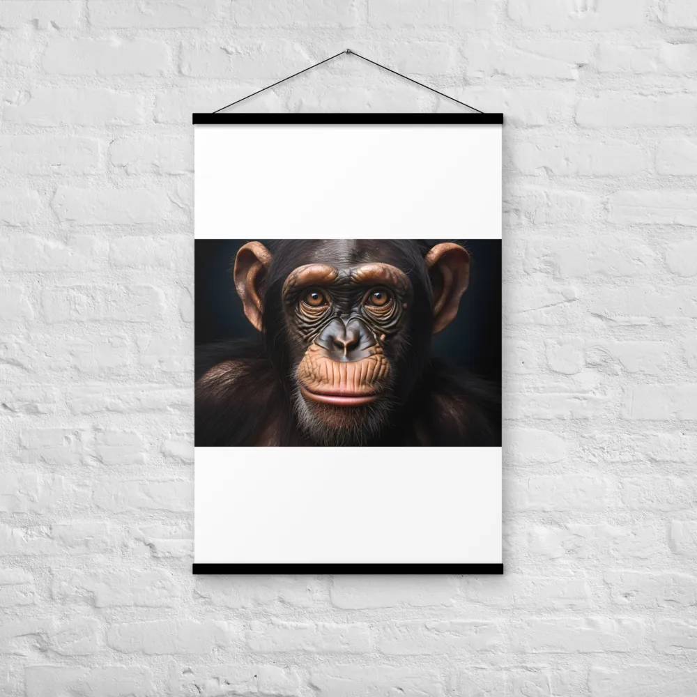 Whispers of Curiosity | Poster With Black Wood Hanger | 24″×36″