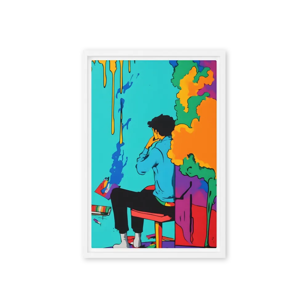 The Artist Within | Canvas with White Frame | 12″×18″